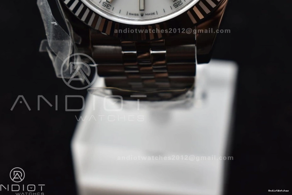 Supportive Stick WF 41 Dial Steel 904L 1:1 SS Bracelet 649 Best A White Jubilee SS Edition Datejust on 0914